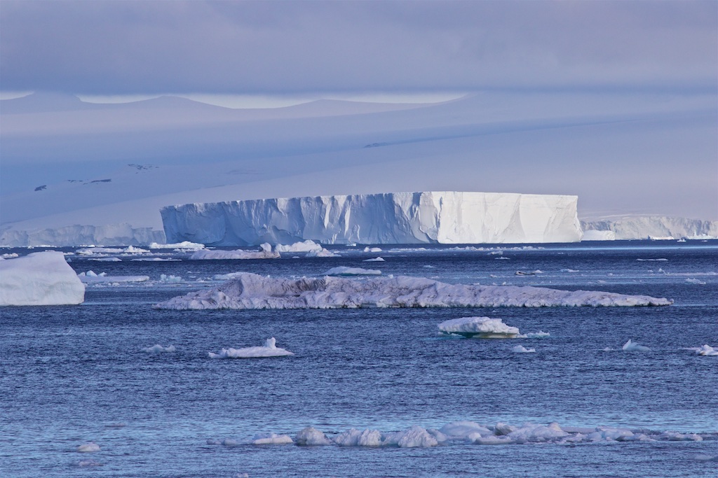 Tabular Iceberg and Floes