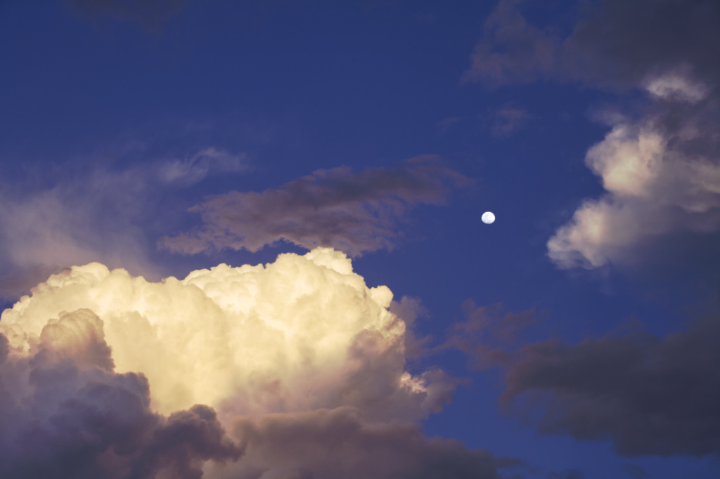 Moon and Clouds